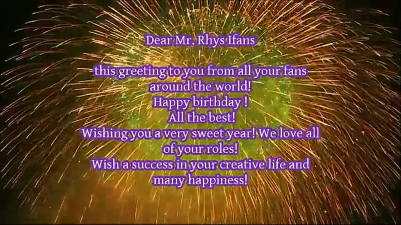 Happy birthday Rhys Ifans!