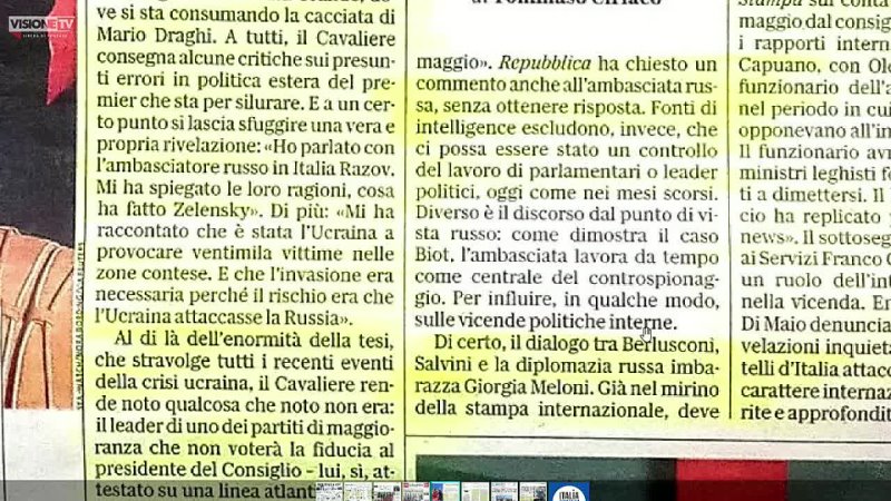 Vivono tra noi Il Controcanto Rassegna stampa del 29 Luglio