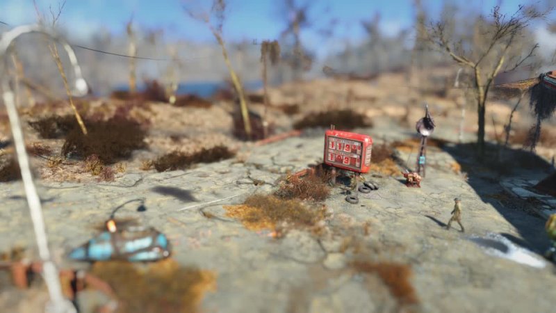Tiny Fallout 4 | Tilt Shift (4K)