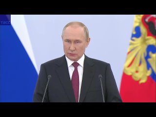 Путин проводит церемонию подписания договоров по итогам референдума ЛНР, ДНР, Херсона и Запорожья о присоединении к РФ