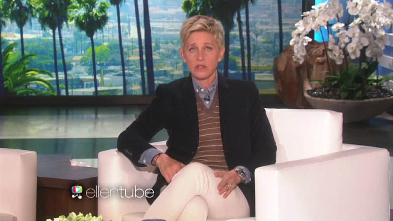Ellen In '50 Shades Of Grey'