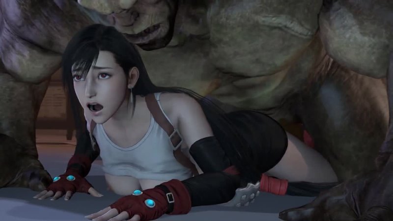 FINAL FANTASY HENTAI TIFA GET FUCKED BY A HUGE COCK ( WITH