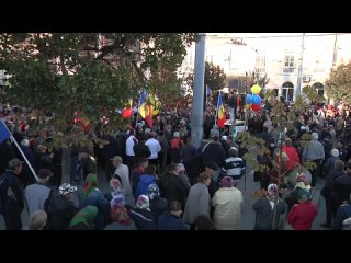 🔴 EN DIRECT – mobilisation anti gouvernement en Moldavie