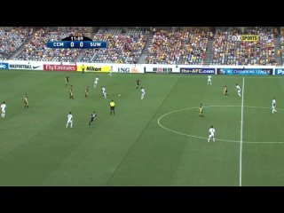 2013 AFC Champions League. Central Coast Mariners AUS - Suwon Bluevings KOR. 1st half