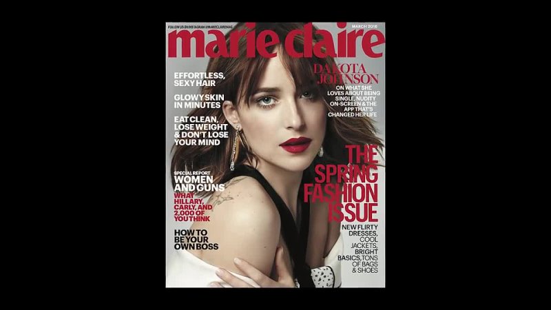 Dakota Johnson 2016 BTS of Dakota Johnson for Marie Claire