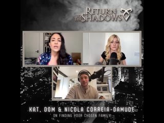 The Shadowfam love is real! Lightwood Matriarch, aka the amazing Nicola Correia-Damude, joins Kat and Dom for this week’s