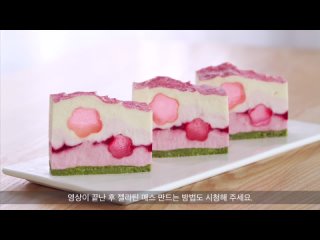 조꽁드Joconde's BAKING — No baking Cherry blossom Raspberry Cheesecake
