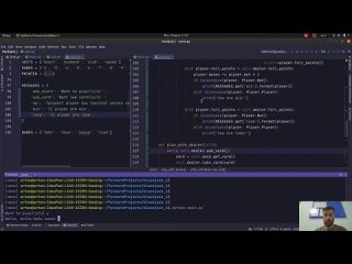 0194 - 2020-06-23 - Создание игры BlackJack на Python с нуля. Часть 2