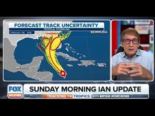 Американский метеоролог вы прямом эфире пояснил чем же накрыло Флориду. Наглядно и понятно