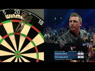 2022  Hungarian Darts Trophy Round 1 Evetts vs Dobey