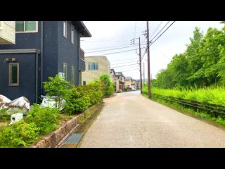 Прогулка по современным японским домам в сильный дождливый день в Нагое [bakaseye]