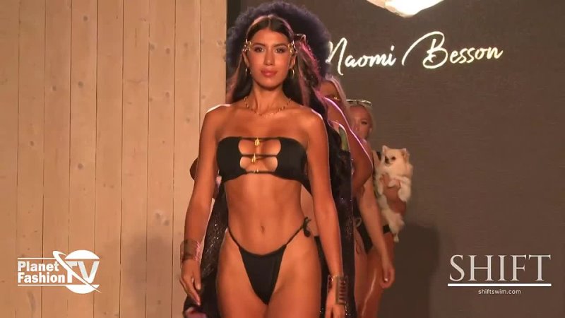 NAOMI BESSON live stream Bikini swimwear fashion show Miami swim week