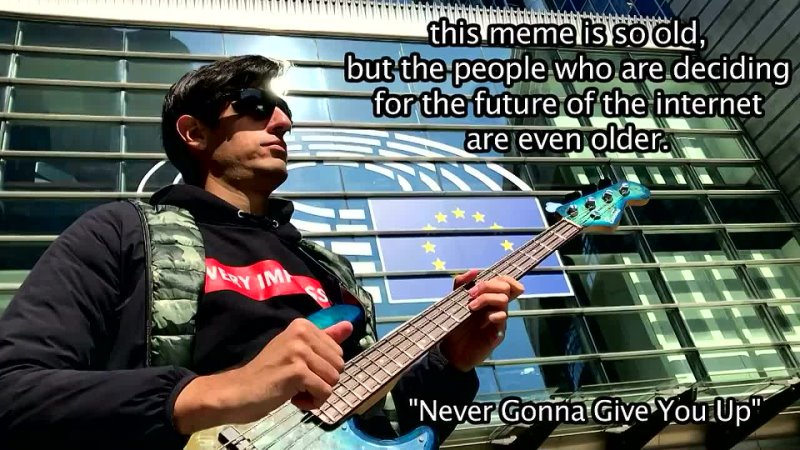 I went to the EU PARLIAMENT just to play MEMES (fighting against ARTICLE