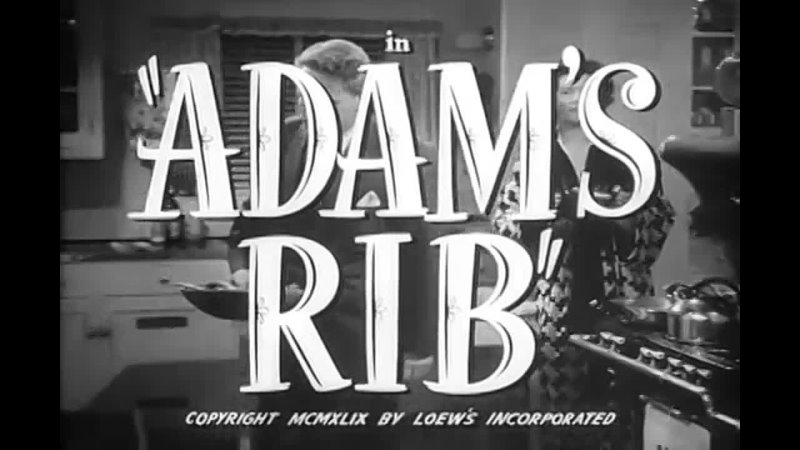 Adams Rib Official Trailer, 1 Spencer Tracy Movie (1949)