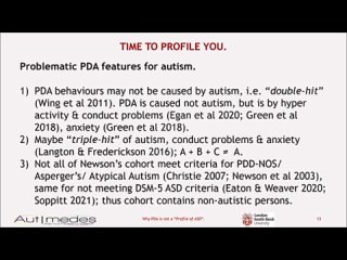 Причины, по которым  “Патологическое” избегание спроса - не является “Профилем РАС” “Профилем аутизма”