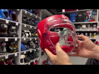 Шлем с пластиковой маской Boybo Flexy красный