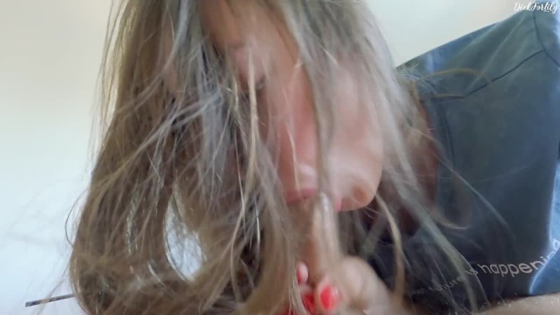 Pov blowjob from my Russian  GFCum on Mouth