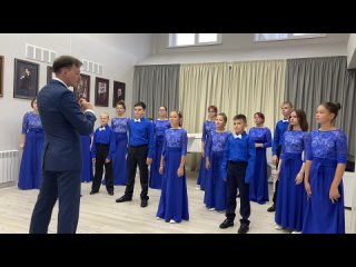 Хор “Канцона“ ДШИ “Вдохновение“, г. Москва,  «Sing, sing Ye Muses», дуэт из оперы «Бондука».
