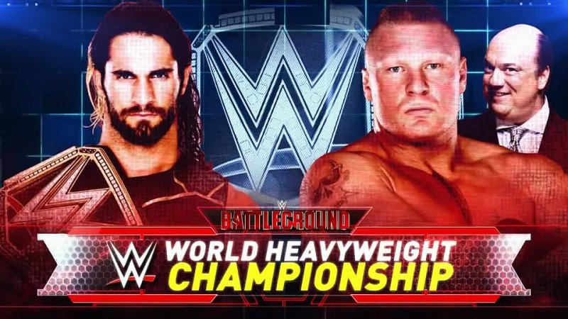 Brock Lesnar vs. Seth Rollins at WWE