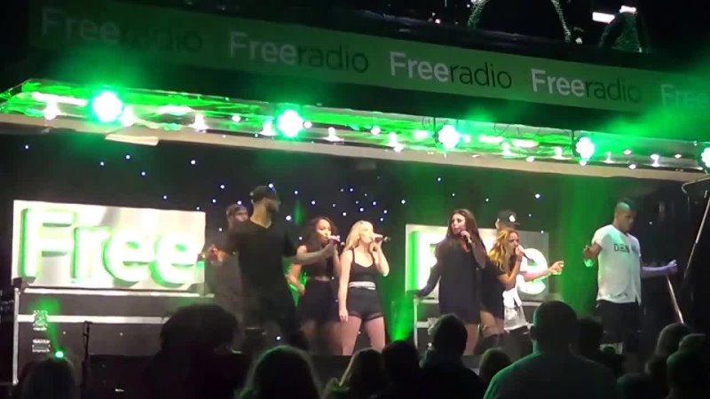 Little MIx intu Merry Hill Light switch on 2014 part 2 singing Little Me Wings