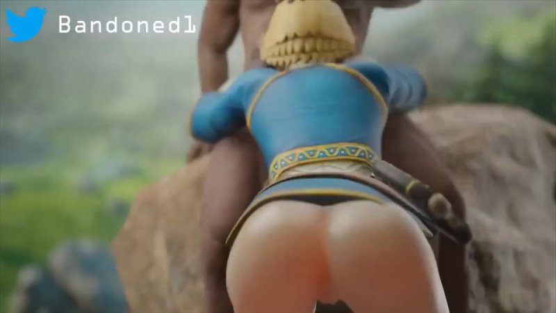 Princess Zelda Sucking a Big Black Cock - Pornhubcom