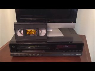 Insane Technics VHS VCR with Fingers of Fury Tape