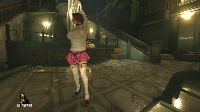 Claire Redfield Pink Skirt School Resident Evil 2 MOD