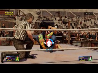 WWE 2K20_ Nia Jax vs Kalisto, intergender wrestling