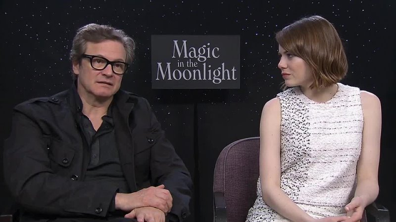 Emma Stone and Colin Firth talk Rubbers and Pronouncing Yoghurt Magic in the