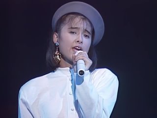 Sayuri Kokusho 国生さゆり) - ノーブルレッドの瞬間 Noble Red Moment. 1987 LIVE 4K AI Upscaling