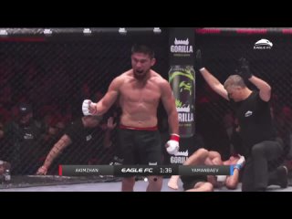 Финиш на Eagle FC 50: Жасулан Акимжан vs Руслан Яманбаев