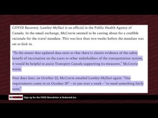 Trudeaus vaccine mandates in Canada EXPOSED in court documents Redacted with Clayton Morris