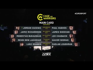 CW 145 - Cage Warriors 145: Main card