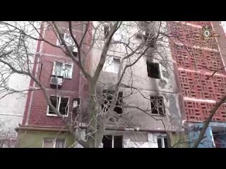 Последствия ночного артиллерийского удара ВФУ по Донецку
