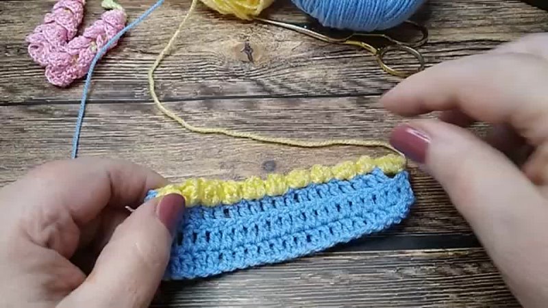 Обвязка крючком Бусинки. Crochet Beads