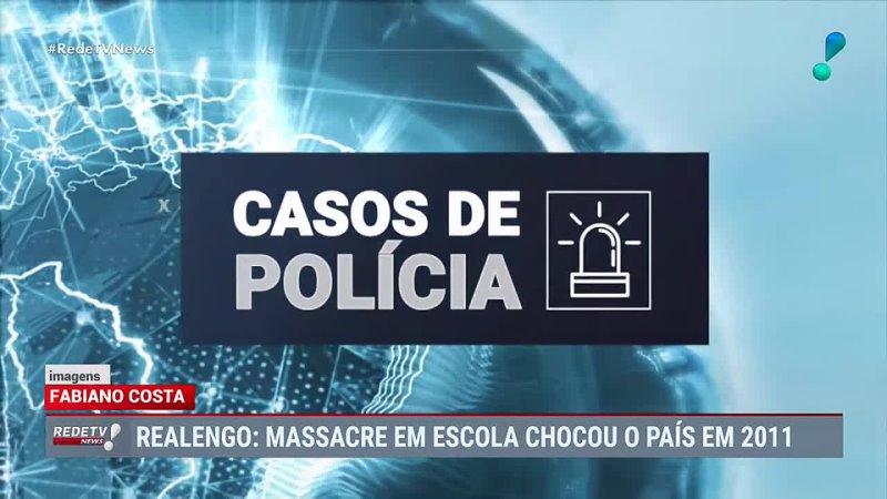 Rede TV Casos de Polícia : Há onze anos o massacre de Realengo chocava o