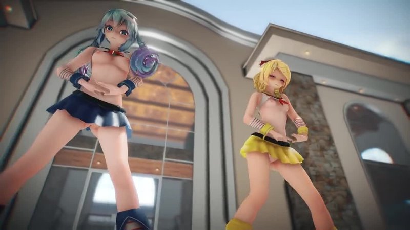 MMD LIKEY VOCALOIDS PERFORM NAKED [BY 000MMD]