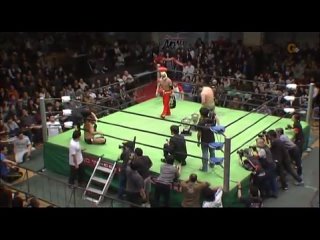 [IWU]KENTA & Atushi Aoki vs Koji Kanemoto & Tiger Mask