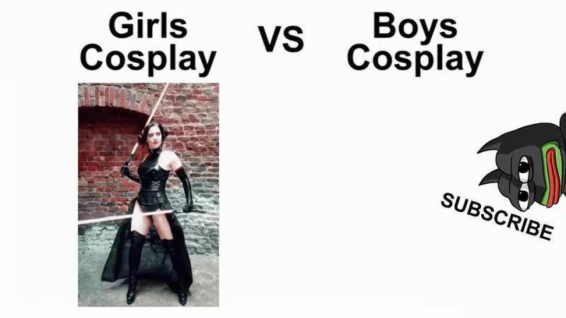 Meme Loni Girls Cosplay vs Boys Cosplay