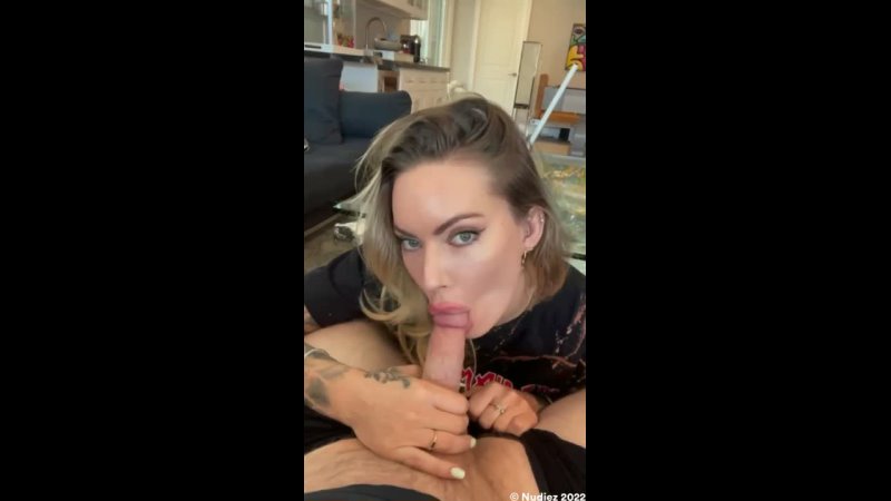Viking Barbie Big Tits Blowjob Let me suck your cock dry POV and dirty