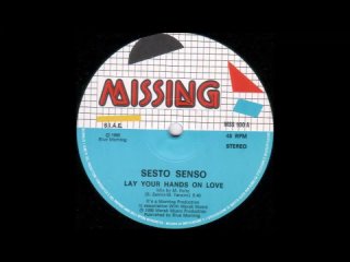 Sesto Senso - Lay Your Hands On Love (Mix Version)