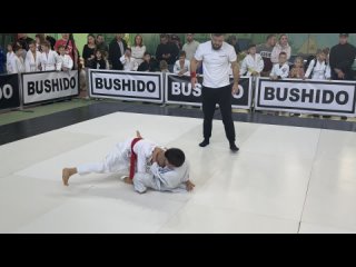 Субботин Богдан (К) vs Товмасян Эрик. Gi BJJ DUSHUDO 5 Бой за III Kids 2, белые пояса, до 26 кг.