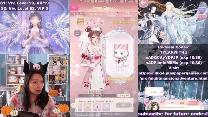 Vivi Gaming MOMO DESIGNS A HALLOWEEN NURSE SUIT Shining