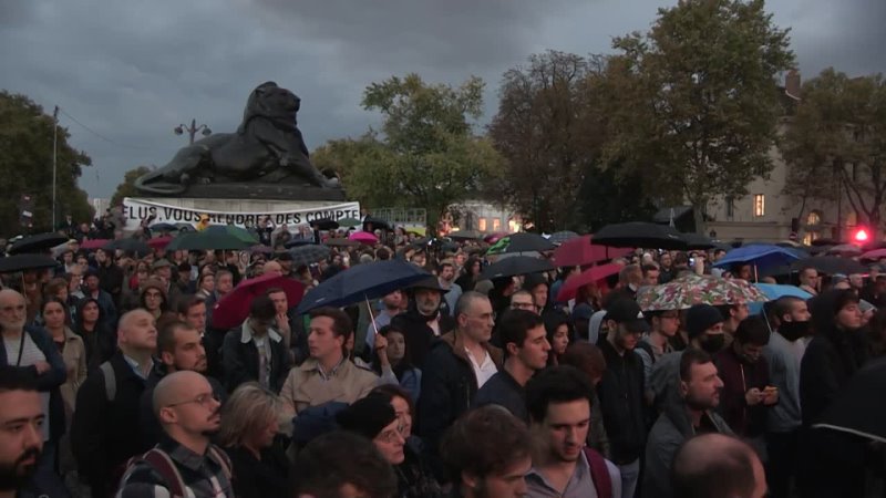 Manifestation à Paris pour demander justice pour