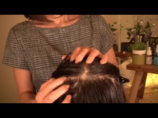 [ASMR SAKURA] [ASMR💤] Four different hair treatment & Scalp care 💆‍♀️  | No Talking