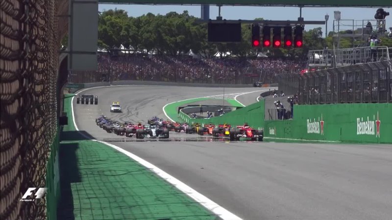 2017 Brazil Grand Prix Race Highlights