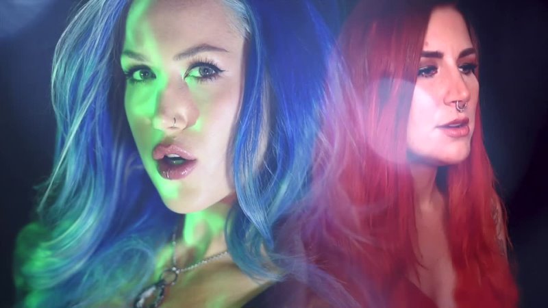 Alissa White Gluz and Charlotte Wessels