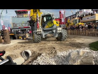 [Mega Machines Channel] Menzi Muck M545X Spider Excavator Show At Bauma 2022