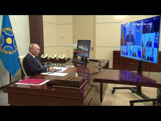 Путин выступил на сессии Совета коллективной безопасности ОДКБ