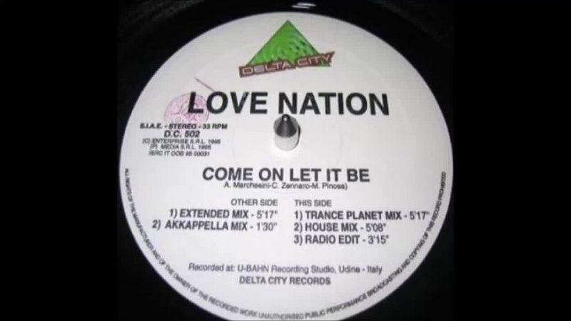 Love Nation Come On Let It Be ( Extended